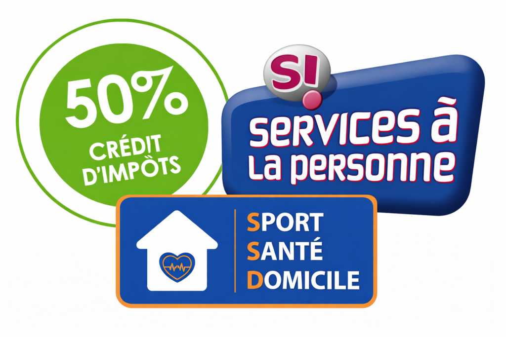 logos combinés crédit, services et santé